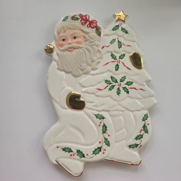 Lenox Santa Claus Trivet - Holiday Santa Collection 9" Length VGC USA Wall Decor - Picture 1 of 8